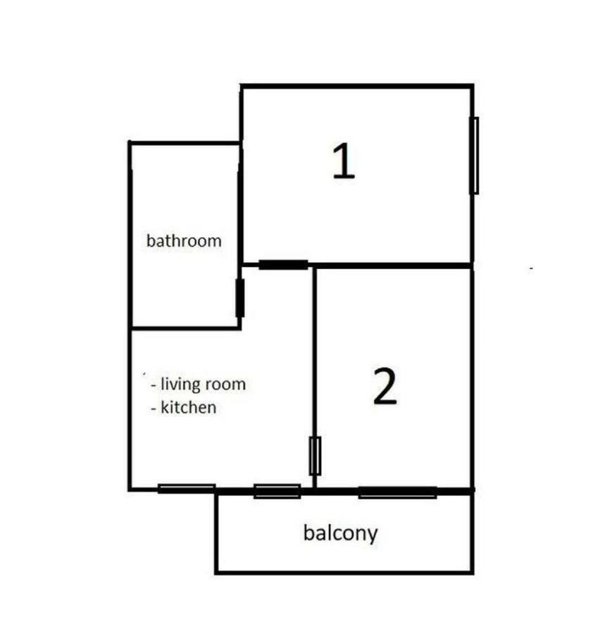 Apartment Rosa 1 Ровин Екстериор снимка